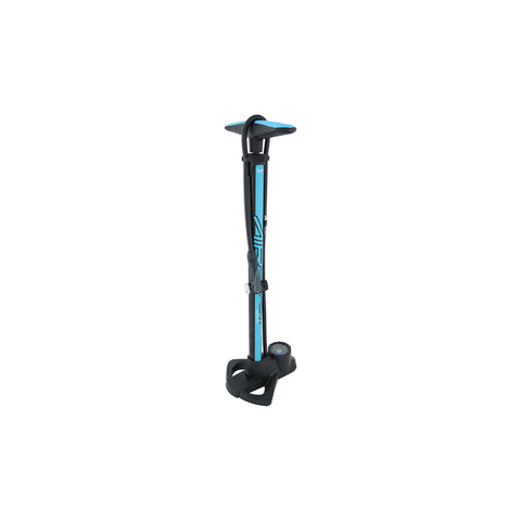 Standpumpe Contec Air Support Sport, Twin-Kopf, schwarz / neoblue