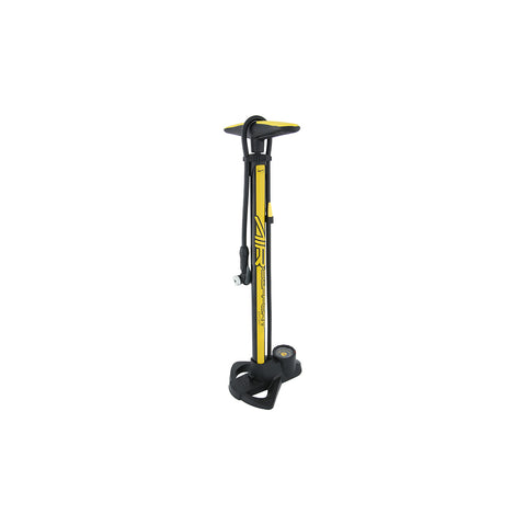 Standpumpe Contec Air Support Sport, Twin-Kopf, schwarz / neoyellow