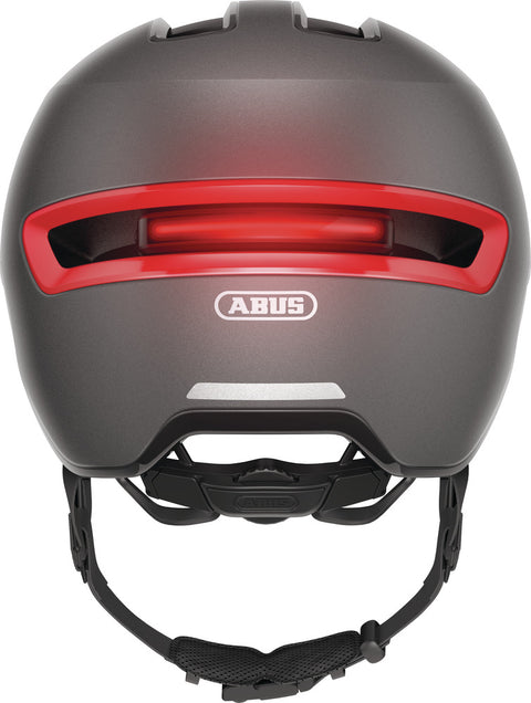 Helm Abus "HUD-Y" - Größe L, 54-58cm, titan