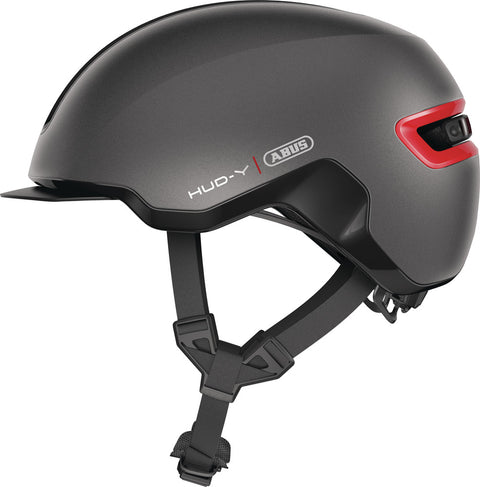 Helm Abus "HUD-Y" - Größe L, 57-61cm, titan