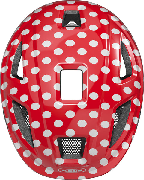 Helm Abus "Anuky 2.0 red spots" - Größe M, 52-57cm, rot