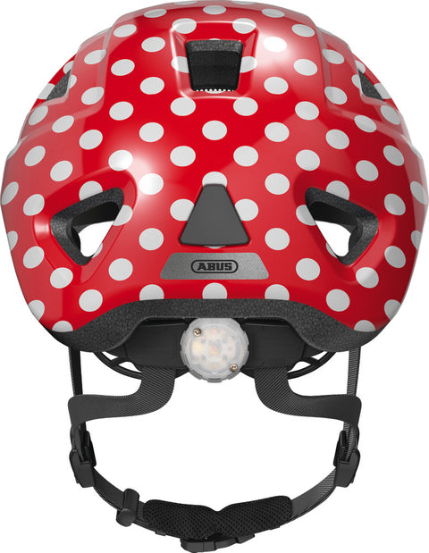 Helm Abus "Anuky 2.0 red spots" - Größe M, 52-57cm, rot