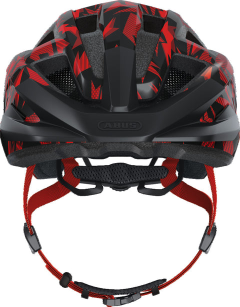 Helm Abus "MountZ shrimp orange" - Größe S, 48-54cm, schwarz/orange