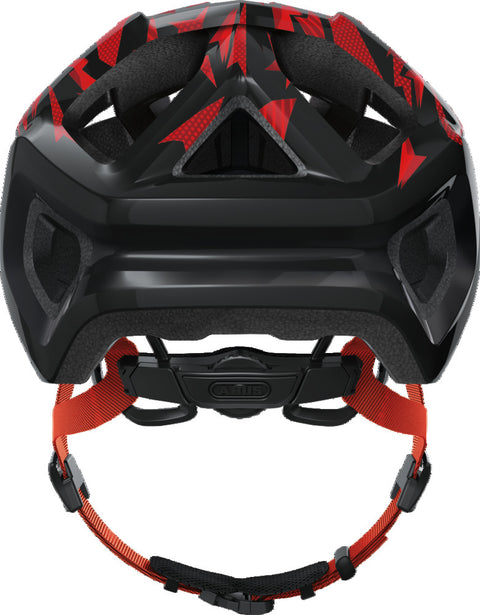 Helm Abus "MountZ shrimp orange" - Größe S, 48-54cm, schwarz/orange