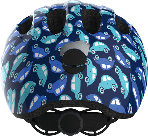 Helm Abus "Smiley 2.0 blue car" - Größe S, 45-50cm, blau