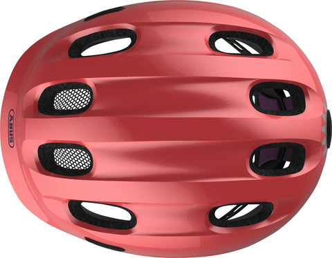 Helm Abus "Smiley 2.1 sparkling peach" - Größe M, 50-55cm, pink