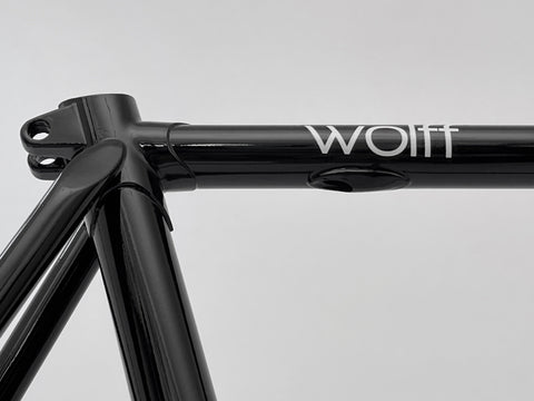 Rahmen-Gabelset, RH 59cm / WOLFF Classic Fixie II / 28"/ Stahl Chromoly / gemufft / für 1" Vorbau / innenverlegter Bremszug