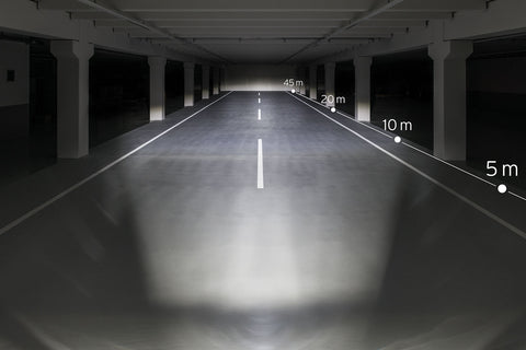 Scheinwerfer-LED B&M "Lumotec IQ-XS-T SensoPlus", schwarz