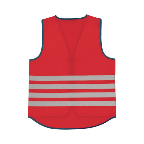 Reflex-Warnweste Abus Lumino Day Vest red, Gr. M