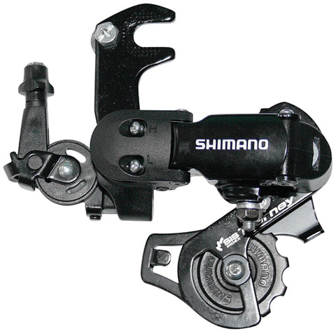 Schaltwerk Shimano "Tourney FT35", 6/7-fach, schwarz