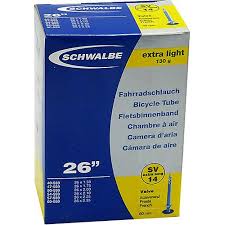Schlauch Schwalbe 26 Zoll Nr. 14 SV Extralight, 60mm
