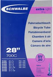 Schlauch Schwalbe 28 Zoll Nr. 20 SV Extralight, 50mm