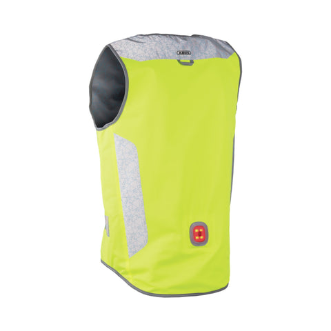Reflex-Warnweste Abus  Lumino Night Vest yellow, Gr. XL