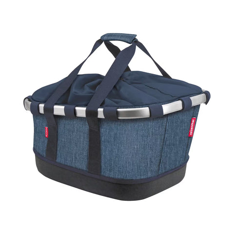 Reisenthel Bikebasket GT twist blue mit UniKlip 2 – abnehmbarer Hinterradkorb