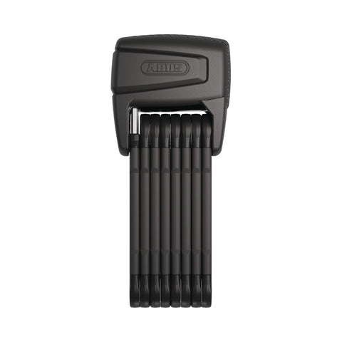 ABUS BORDO One 6500A/110 schwarz, zusammengefaltete Vorderansicht
