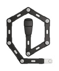 ABUS BORDO One 6500A/110 schwarz, aufgefaltetes offenes Schloss