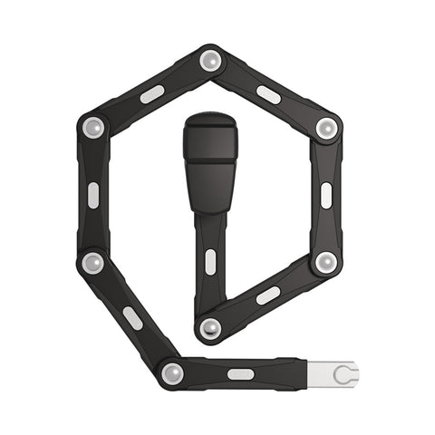 ABUS BORDO One 6500A/110 schwarz, aufgefaltetes offenes Schloss