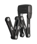 ABUS BORDO One 6500A/110 schwarz, teilweise aufgefaltete Ansicht