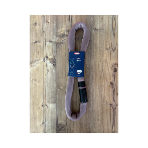 Kettenschloss ABUS Goose Lock 6206K/110, 6 mm Kette, rosa (Rosemauve), Originalverpackung