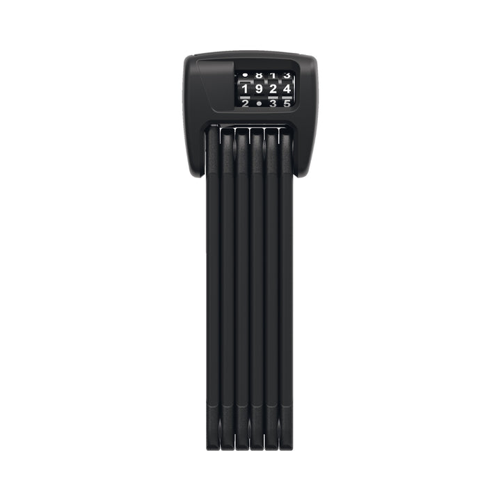Faltschloss ABUS Bordo Combo 6000C mit Zahlencode, zusammengefaltet, schwarz