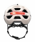 Helm ABUS Urban-I 4.0 champagne gold, Rückansicht mit magnetischem Lichtstreifen
