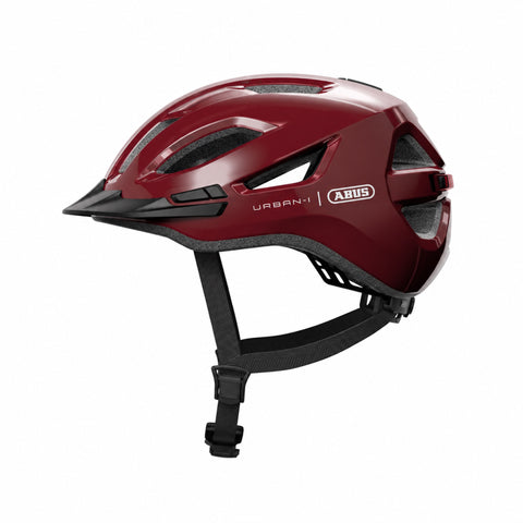 Helm ABUS Urban-I 4.0 chestnut red, Seitenansicht