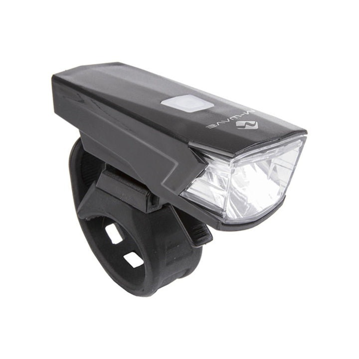 Akku-Frontleuchte M-WAVE APOLLON K 30 USB, 30 Lux, schwarz