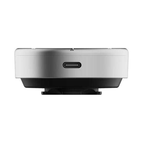 BEELINE Moto II Silber mit Aluminiumgehäuse, von unten mit USB-C-Anschluss