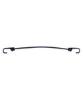 Schwarzer runder Gummispanner Bike Tec & More, 50 cm lang, mit zwei Kunststoffhaken