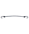 Schwarzer runder Gummispanner Bike Tec & More, 60 cm lang, mit je einem schwarzen Kunststoffhaken an beiden Enden