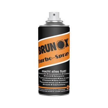 Schwarz-orange 100-ml-Spraydose Brunox Turbo-Spray Kriechöl