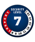 ABUS Sicherheitslevel 7 von 15, Plakette