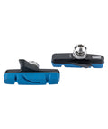 Bremsschuhe CONTEC R-STOP Plus, schwarz/blau, Produktfoto vor weißem Hintergrund