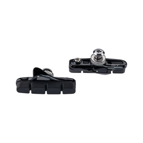 Bremsschuhe Cartridge CONTEC R-STOP 55mm in schwarz, Produktfoto vor weißem Hintergrund