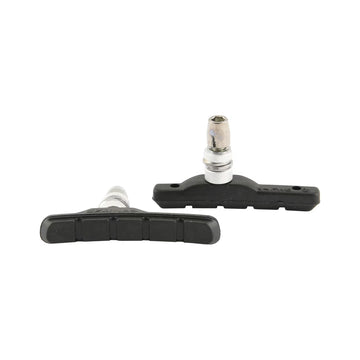 Bremsschuhe CONTEC V-Stop für V-Brake, schwarz, Produktfoto vor weißem Hintergrund
