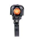 CONTEC Diamond Bing Fahrradklingel in Schwarz und Orange