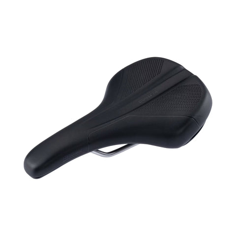 CONTEC Dynamic MTB-Sattel, 165 mm breit, schwarz, schräg von vorn