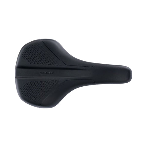 CONTEC Dynamic MTB-Sattel, 165 mm breit, schwarz, Draufsicht