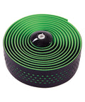 CONTEC Lenkerband Goo D2 in Schwarz mit neongrüner Oberseite, aufgerollt