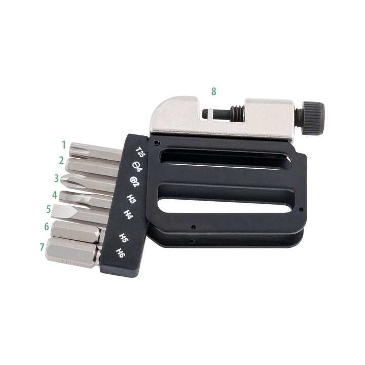 Flaches Multifunktionswerkzeug CONTEC Pocket Gadget PG1 in Schwarz