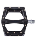 CONTEC Pedal Black22 in Schwarz, breites Aluminium-Plattformpedal mit austauschbaren Pins