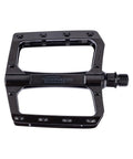 CONTEC Pedal A-Grind in Schwarz, schlankes Plattformpedal aus einteiligem Aluminium mit integrierten Reflektoren