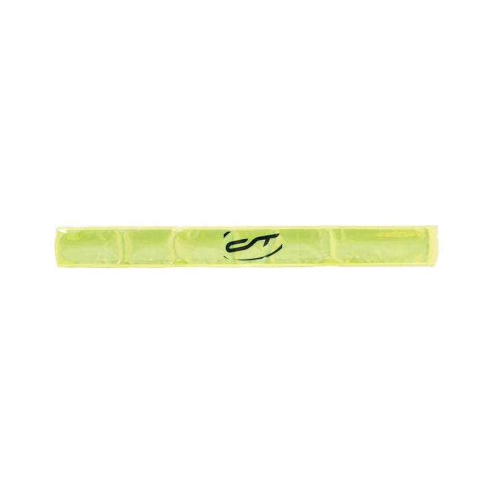 Gelbes Reflexband CONTEC Snap R mit Aufrollautomatik, flach ausgelegt