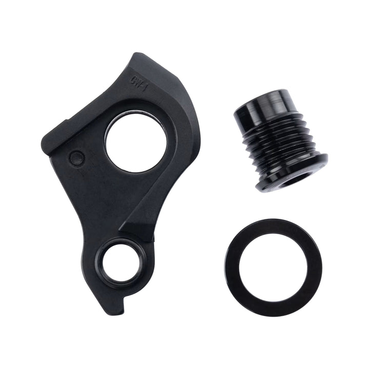 CONTEC Schaltauge Hanger UDH Standard, zweiteilig aus Aluminium und Kunststoff, schwarz