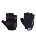 Sommerhandschuh CONTEC Chili in schwarz/grau, Kurzfingerhandschuh mit Innenhand und Handrücken