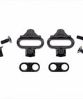 SPD-Schuhplatten und Befestigungsteile im Lieferumfang des CONTEC Sprint Pedals