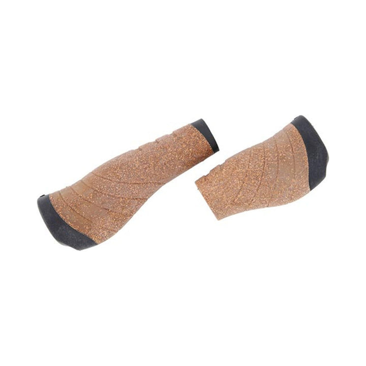 Lenkergriff CONTEC Tour Pro Kork, 92/135 mm, Korkoberfläche mit Gelzone, braun-schwarz