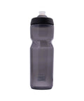 Fahrrad-Trinkflasche CONTEC Rivers L 800 ml, rauchgrau transparent mit schwarzem Schraubdeckel