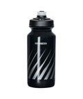 Fahrrad-Trinkflasche CONTEC Rivers Evo Spikes 500 ml in Schwarz mit grauem Streifendekor