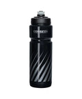 Fahrrad-Trinkflasche CONTEC Rivers Evo Spikes 750 ml in Schwarz mit grauem Streifendekor